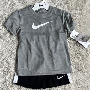 Nike Kids Black and White Matching Set